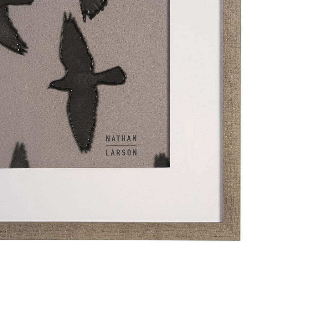 Mercana - Flock I by Nathan Larsona Hand Embellished Framed Photo Print under Glass - 15862 view 3