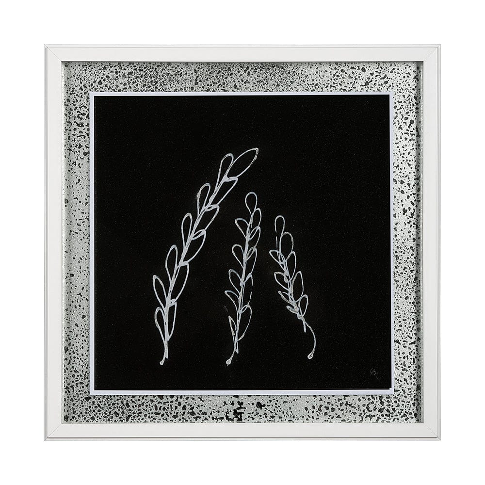 Mercana - Flora IV by Mercana Studio a Hand Embellished Textured Framed Art Print Matted under Glass - 13475 view 1