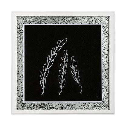 Mercana - Flora IV by Mercana Studio a Hand Embellished Textured Framed Art Print Matted under Glass - 13475 view 1