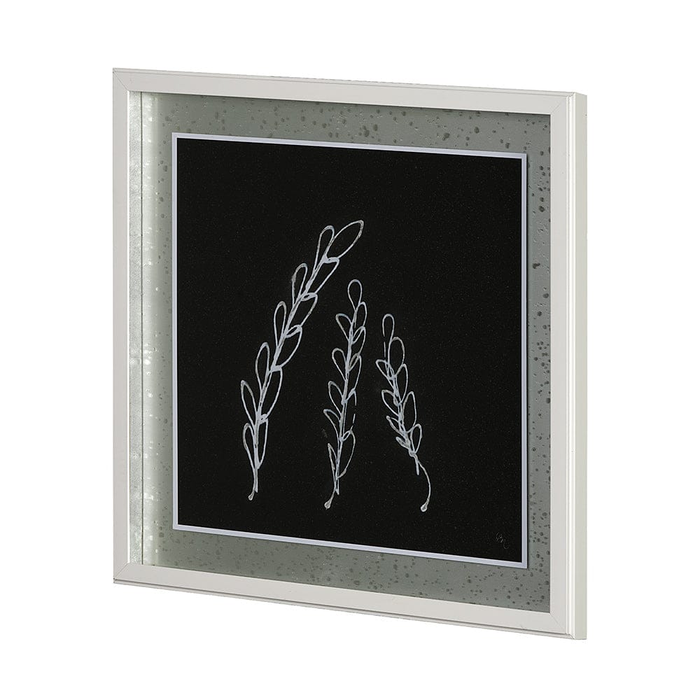 Mercana - Flora IV by Mercana Studio a Hand Embellished Textured Framed Art Print Matted under Glass - 13475 view 2