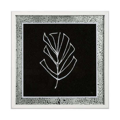Mercana - Flora V by Mercana Studio a Hand Embellished Textured Framed Art Print Matted under Glass - 13476 view 1
