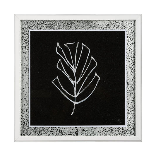 Mercana - Flora V by Mercana Studio a Hand Embellished Textured Framed Art Print Matted under Glass - 13476 view 1