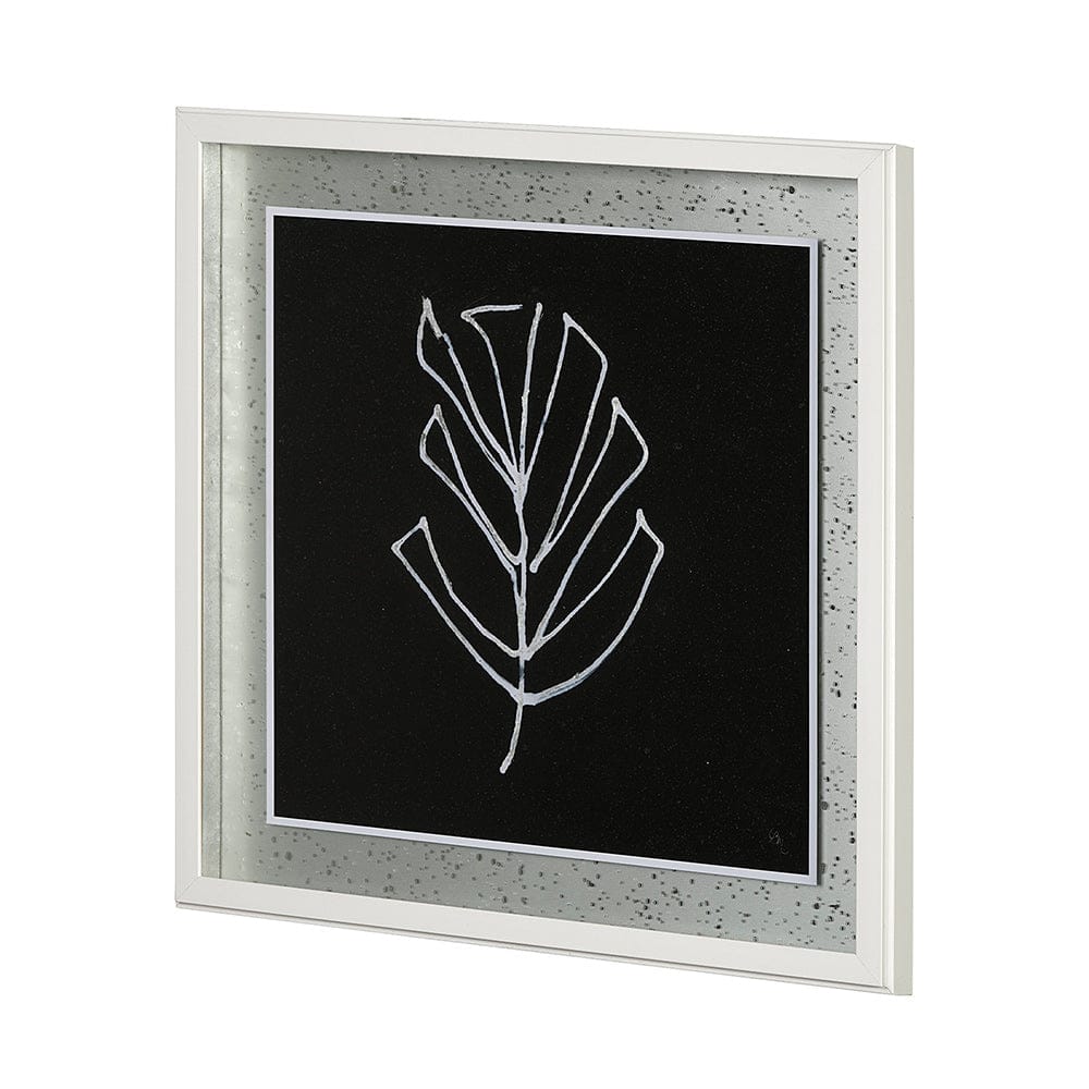 Mercana - Flora V by Mercana Studio a Hand Embellished Textured Framed Art Print Matted under Glass - 13476 view 2