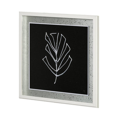 Mercana - Flora V by Mercana Studio a Hand Embellished Textured Framed Art Print Matted under Glass - 13476 view 2