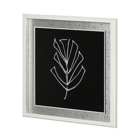 Mercana - Flora V by Mercana Studio a Hand Embellished Textured Framed Art Print Matted under Glass - 13476 view 2