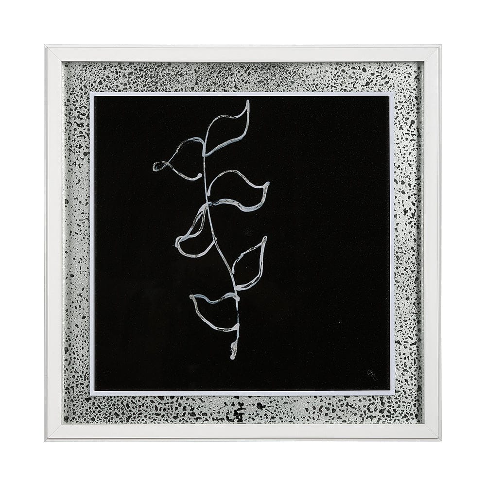 Mercana - Flora VI by Mercana Studio a Hand Embellished Textured Framed Art Print Matted under Glass - 13477 view 1