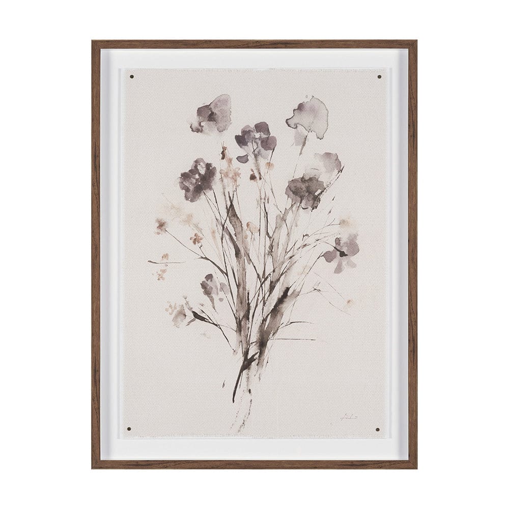 Mercana - Floral Impressions I by Melody Ducharme a Hand Embellished Framed Print under Glass - 15780 view 1
