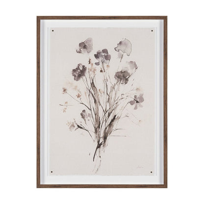 Mercana - Floral Impressions I by Melody Ducharme a Hand Embellished Framed Print under Glass - 15780 view 1
