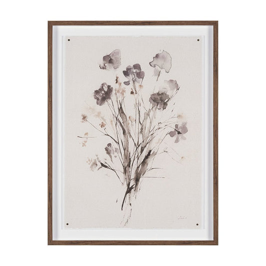 Mercana - Floral Impressions I by Melody Ducharme a Hand Embellished Framed Print under Glass - 15780 view 1