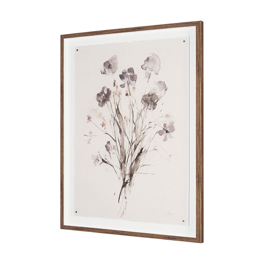 Mercana - Floral Impressions I by Melody Ducharme a Hand Embellished Framed Print under Glass - 15780 view 2