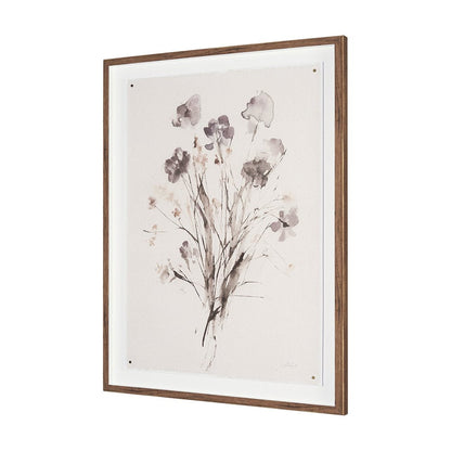 Mercana - Floral Impressions I by Melody Ducharme a Hand Embellished Framed Print under Glass - 15780 view 2
