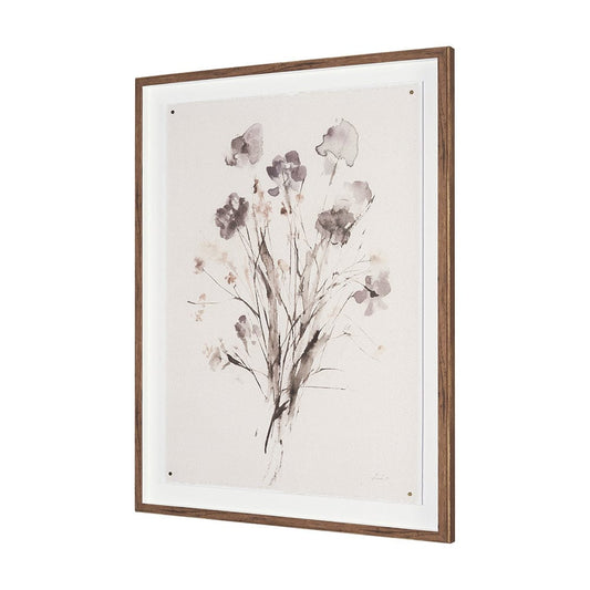 Mercana - Floral Impressions I by Melody Ducharme a Hand Embellished Framed Print under Glass - 15780 view 2