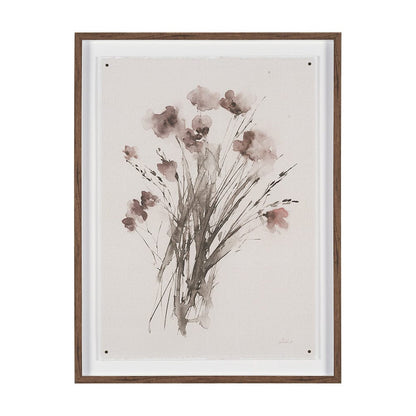 Mercana - Floral Impressions II by Melody Ducharmea Hand Embellished Framed Print under Glass - 15781 view 1
