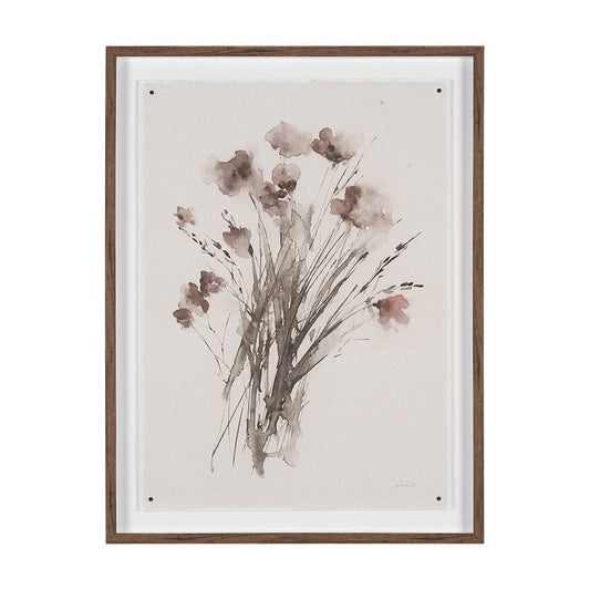 Mercana - Floral Impressions II by Melody Ducharmea Hand Embellished Framed Print under Glass - 15781 view 1