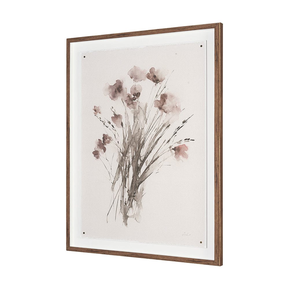 Mercana - Floral Impressions II by Melody Ducharmea Hand Embellished Framed Print under Glass - 15781 view 2