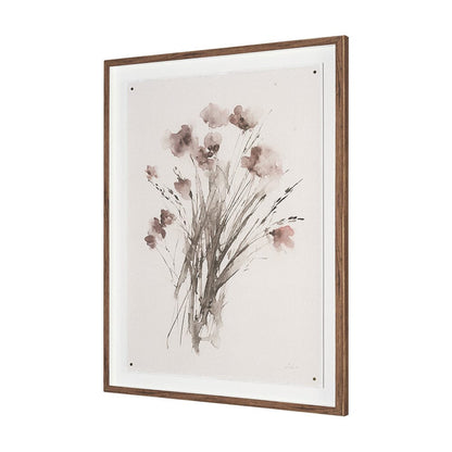 Mercana - Floral Impressions II by Melody Ducharmea Hand Embellished Framed Print under Glass - 15781 view 2