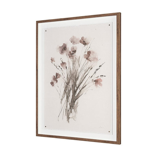 Mercana - Floral Impressions II by Melody Ducharmea Hand Embellished Framed Print under Glass - 15781 view 2