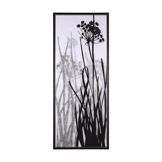Mercana - Floral Silhouette I by Mercana Studio a Hand Embellished Textured Framed Canvas - 102586-FL view 1