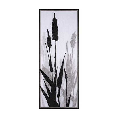 Mercana - Floral Silhouette II by Mercana Studio a Hand Embellished Textured Framed Canvas - 102587-FL view 1