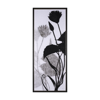 Mercana - Floral Silhouette III by Mercana Studio a Hand Embellished Textured Framed Canvas - 102588-FL view 1