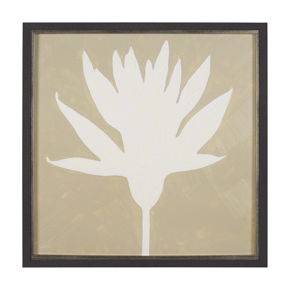 Mercana - Floral Silhouettes II by Liz Jardine a Hand Embelished Textured Framed Art Print - 15452 view 1