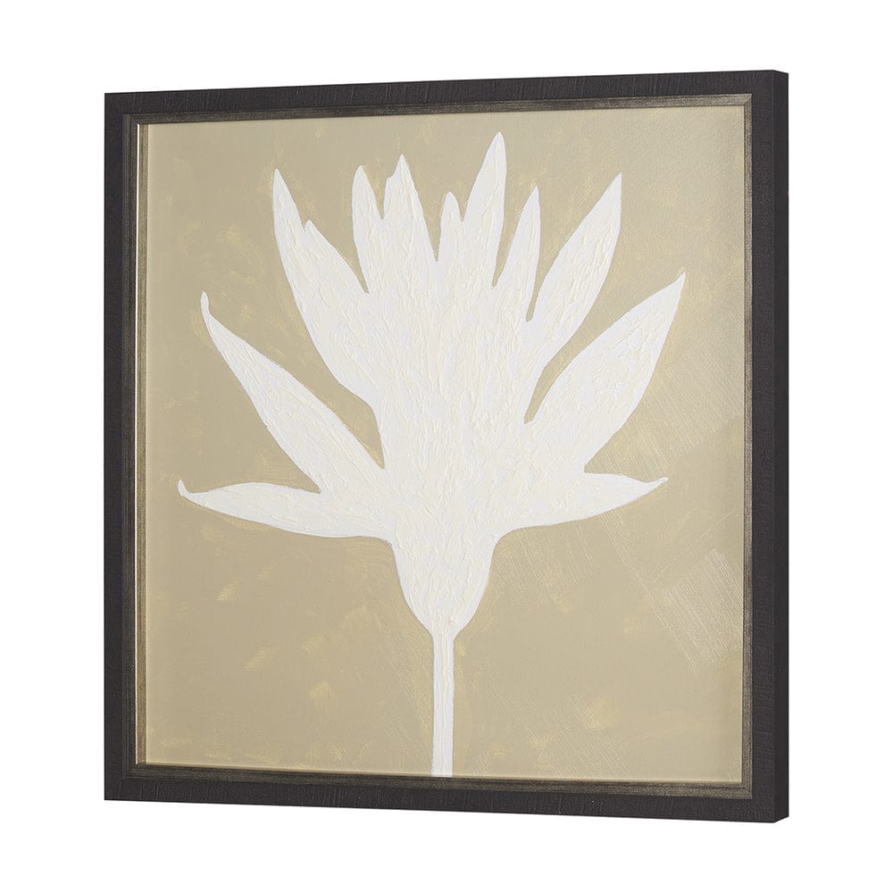 Mercana - Floral Silhouettes II by Liz Jardine a Hand Embelished Textured Framed Art Print - 15452 view 2