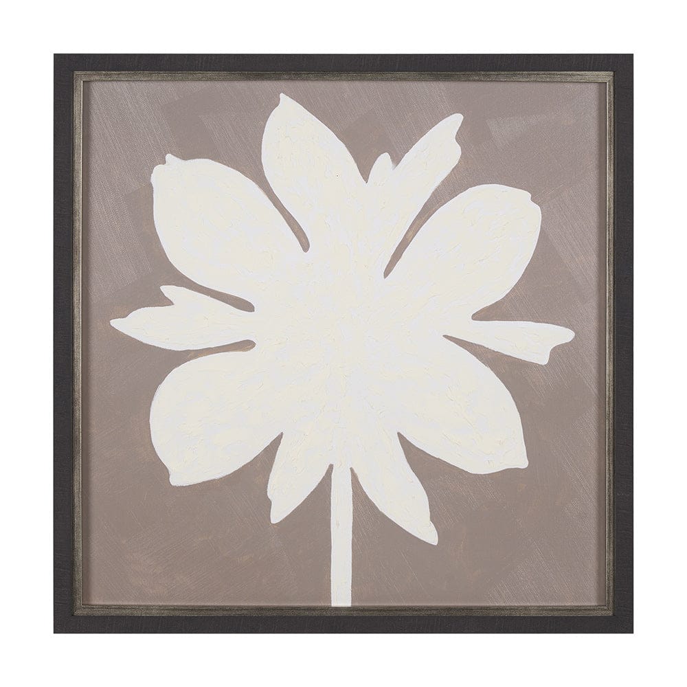 Mercana - Floral Silhouettes III by Liz Jardine a Hand Embelished Textured Framed Art Print - 15453 view 1