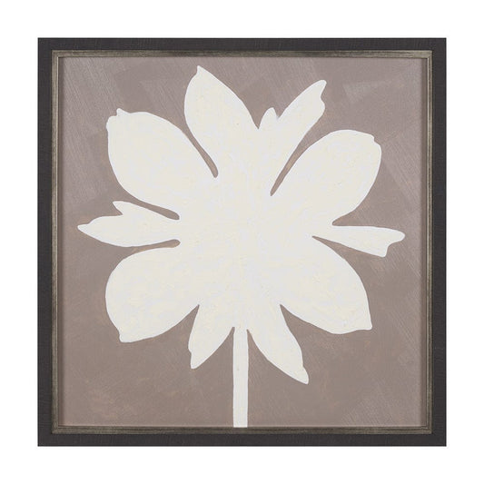 Mercana - Floral Silhouettes III by Liz Jardine a Hand Embelished Textured Framed Art Print - 15453 view 1