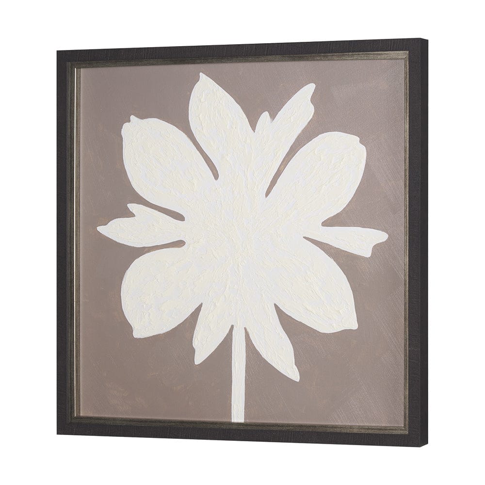 Mercana - Floral Silhouettes III by Liz Jardine a Hand Embelished Textured Framed Art Print - 15453 view 2