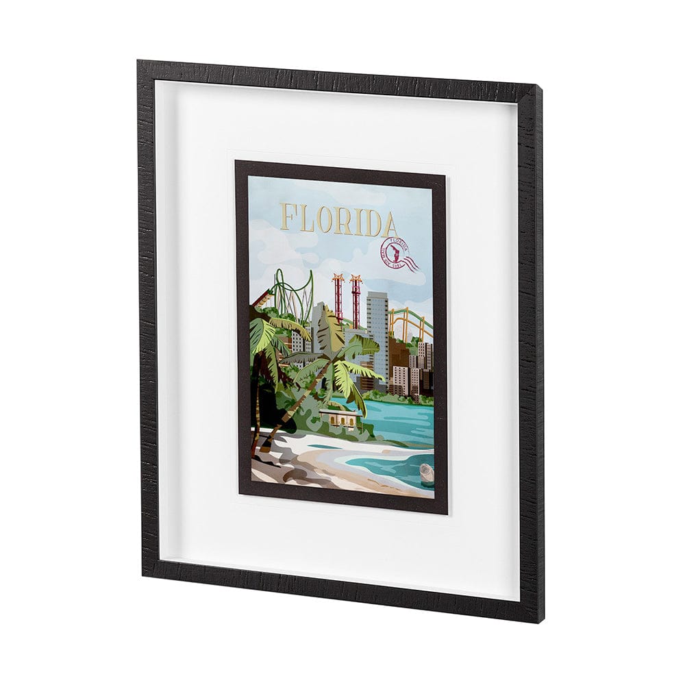 Mercana - Florida Go USA M by Mercana Studio a Framed Art Print Matted under Glass - 14062 view 2