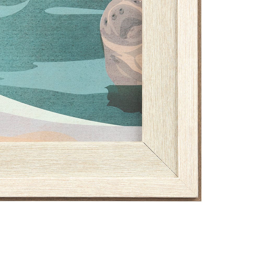 Mercana - Florida Go USA XL by Mercana Studio a Hand Embellished Decograph Framed Art Print under Glass - 14056 view 3