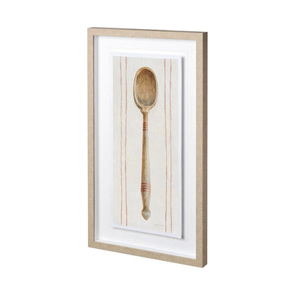 Mercana - Floursack Kitchen III by Mercana Studio Hand Embellished Textured Framed Art Print Matted under Glas - 12505 view 1