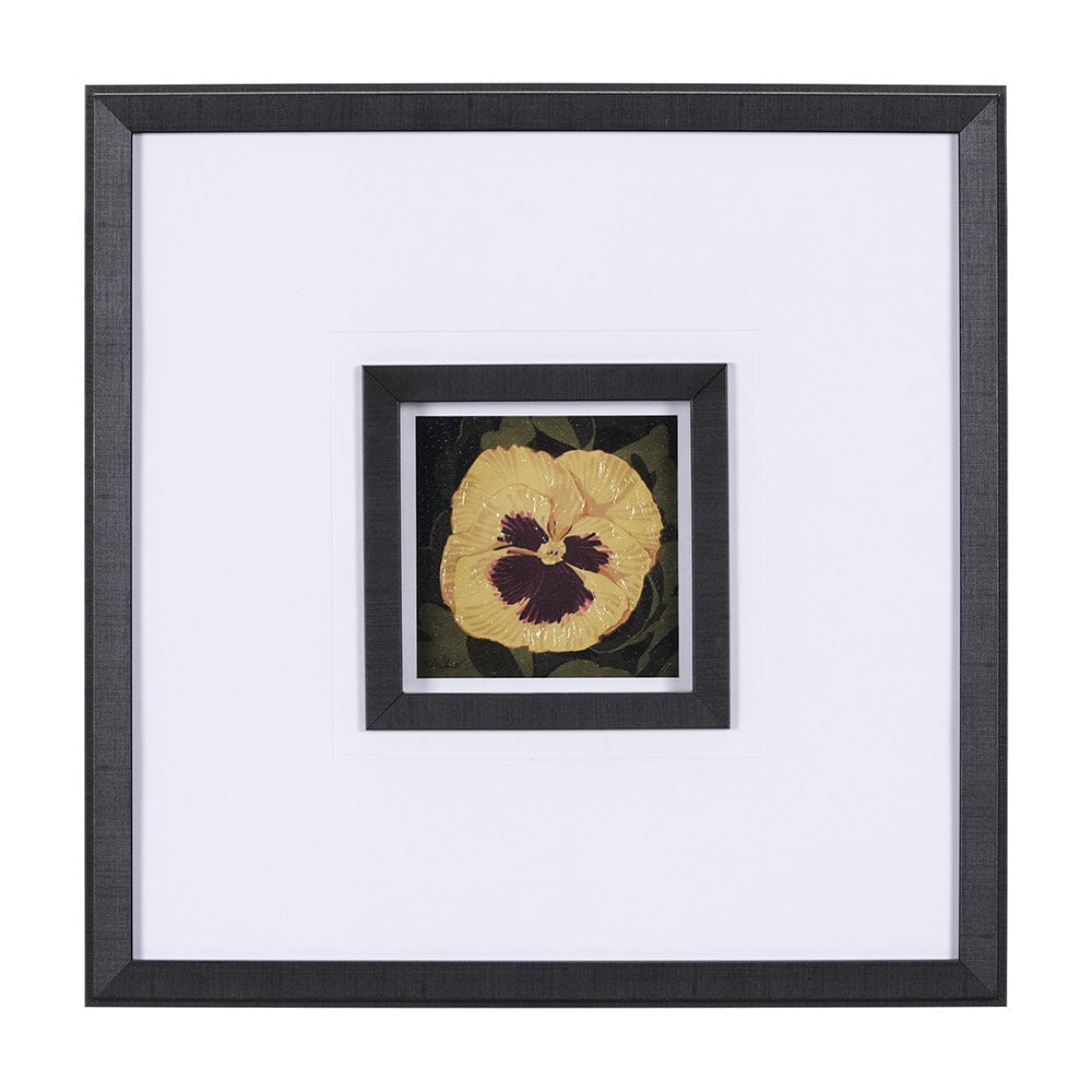 Mercana - Flower Portrait I by Mercana Studio a Hand Embellished Textured Framed Art Print Matted under Glass - 15224 view 1
