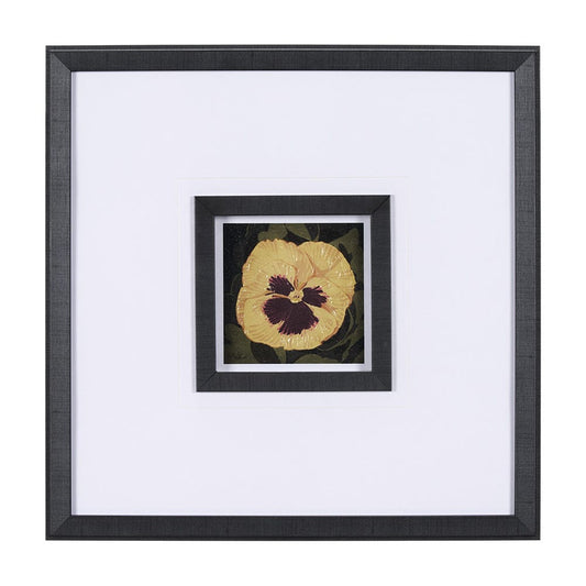 Mercana - Flower Portrait I by Mercana Studio a Hand Embellished Textured Framed Art Print Matted under Glass - 15224 view 1