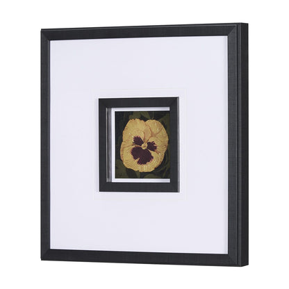 Mercana - Flower Portrait I by Mercana Studio a Hand Embellished Textured Framed Art Print Matted under Glass - 15224 view 2