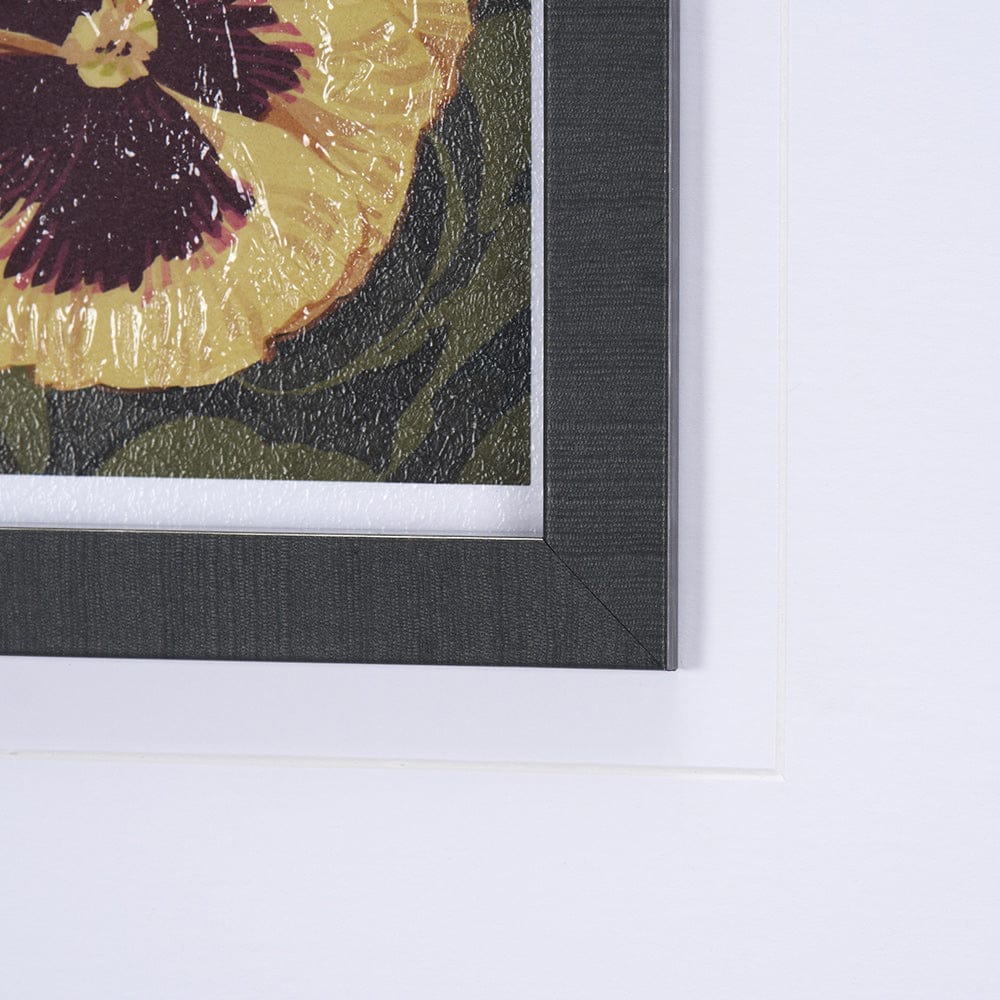 Mercana - Flower Portrait I by Mercana Studio a Hand Embellished Textured Framed Art Print Matted under Glass - 15224 view 6