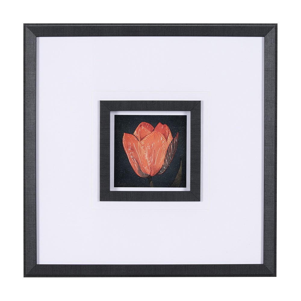 Mercana - Flower Portrait II by Mercana Studio a Hand Embellished Textured Framed Art Print Matted under Glass - 15225 view 1
