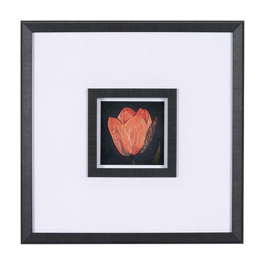 Mercana - Flower Portrait II by Mercana Studio a Hand Embellished Textured Framed Art Print Matted under Glass - 15225 view 1