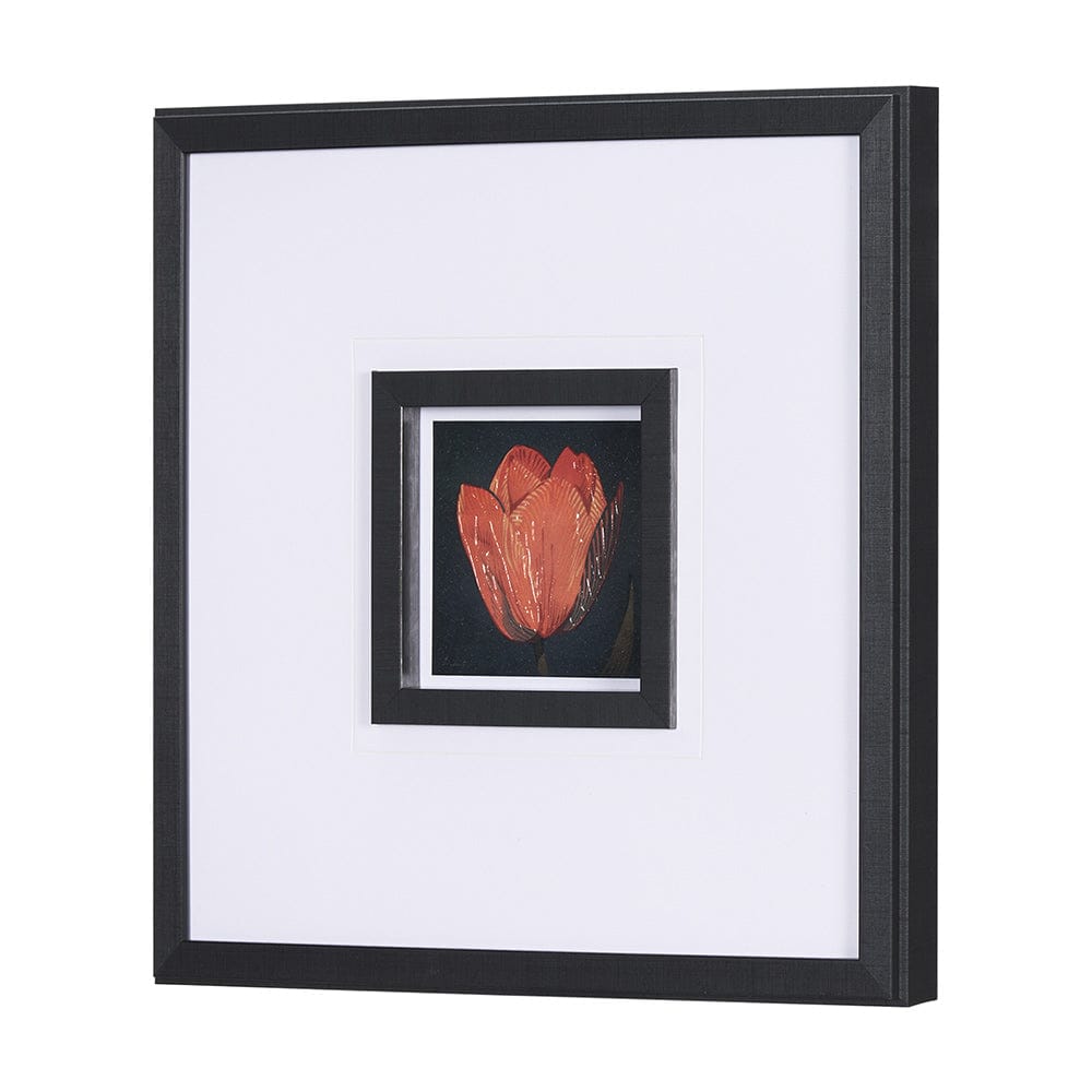 Mercana - Flower Portrait II by Mercana Studio a Hand Embellished Textured Framed Art Print Matted under Glass - 15225 view 2