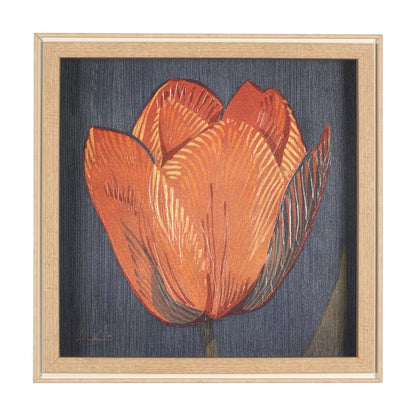 Mercana - Flower Portrait II TULIP by Mercana Studio a Hand Embellished Textured Framed Art Print - 15242 view 1