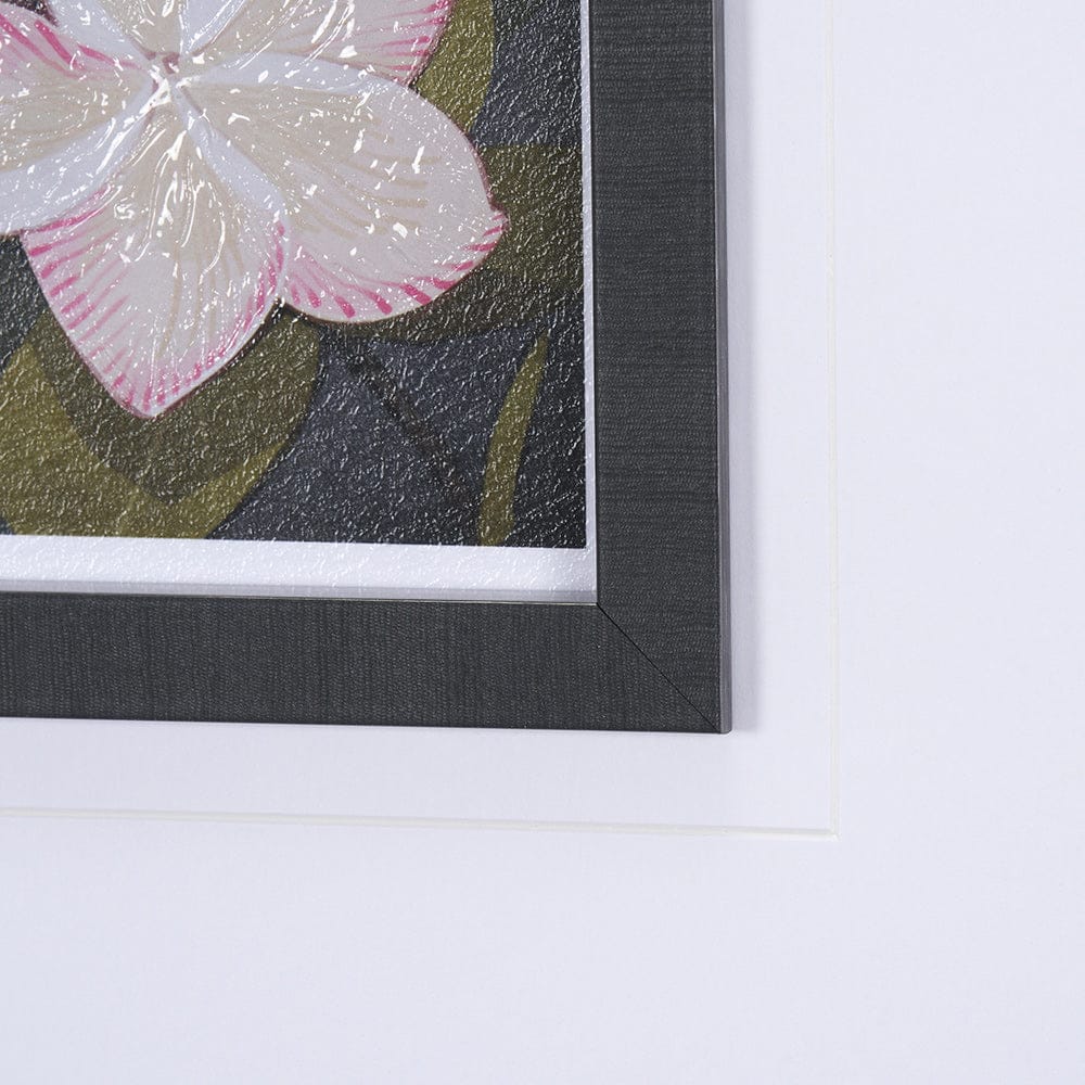 Mercana - Flower Portrait III by Mercana Studio Hand Embellished Textured Framed Art Print Matted under Glass - 15226 view 6