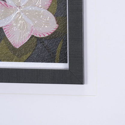Mercana - Flower Portrait III by Mercana Studio Hand Embellished Textured Framed Art Print Matted under Glass - 15226 view 6