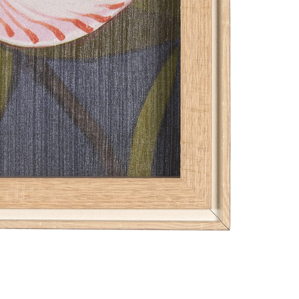 Mercana - Flower Portrait III FRANGIPANI by Mercana Studio a Hand Embellished Textured Framed Art Print - 15243 view 3