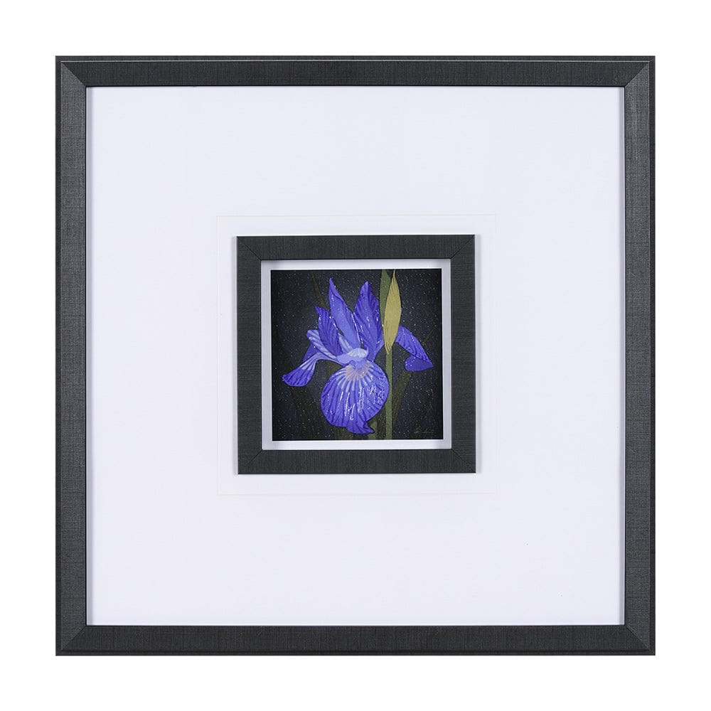 Mercana - Flower Portrait IV by Mercana Studio a Hand Embellished Textured Framed Art Print Matted under Glass - 15227 view 1