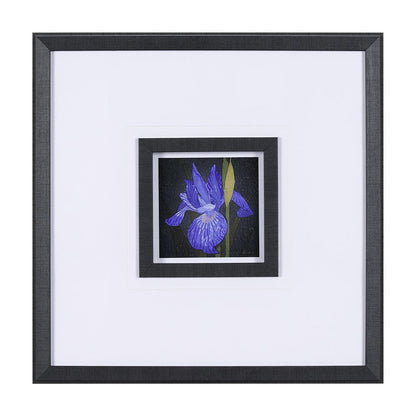 Mercana - Flower Portrait IV by Mercana Studio a Hand Embellished Textured Framed Art Print Matted under Glass - 15227 view 1