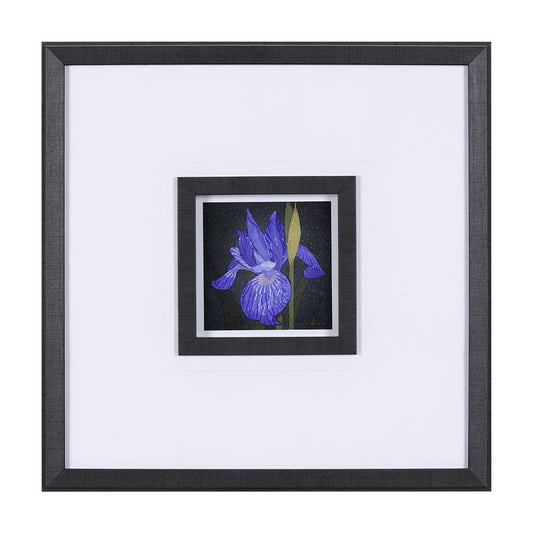 Mercana - Flower Portrait IV by Mercana Studio a Hand Embellished Textured Framed Art Print Matted under Glass - 15227 view 1