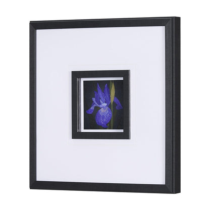 Mercana - Flower Portrait IV by Mercana Studio a Hand Embellished Textured Framed Art Print Matted under Glass - 15227 view 2