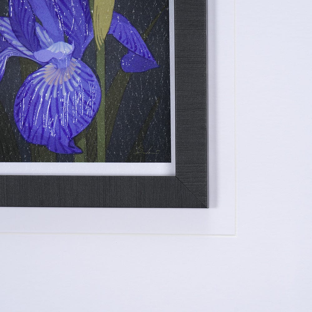 Mercana - Flower Portrait IV by Mercana Studio a Hand Embellished Textured Framed Art Print Matted under Glass - 15227 view 6