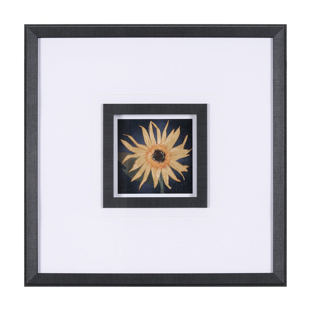 Mercana - Flower Portrait IX by Mercana Studio a Hand Embellished Textured Framed Art Print Matted under Glass - 15232 view 1