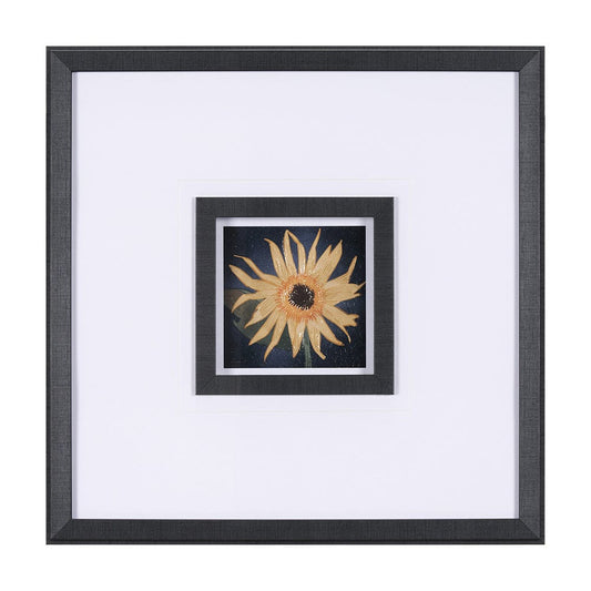 Mercana - Flower Portrait IX by Mercana Studio a Hand Embellished Textured Framed Art Print Matted under Glass - 15232 view 1